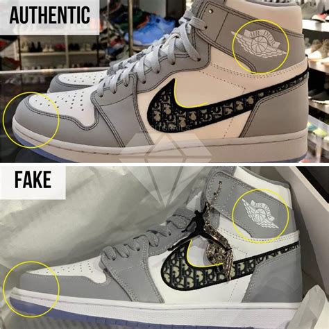 air jordan x dior fake|dior jordan 1 high spotting.